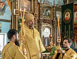 В день памяти пророка Божия Илии Преосвященнейший епископ Симон с архипастырским визитом посетил приход святителя Николая Чудотворца города Шахты