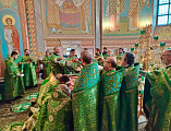 Соборное Богослужение в Свято-Преображенском женском монастыре г Серафимовича