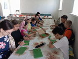 В воскресной школе прошло занятие, посвящённое празднику Святой Троицы