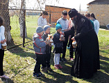 Настоятель Смоленского храма станицы Шумилинской иерей Александр Туховский посетил учащихся школы х. Поповка