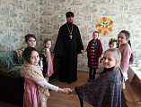 В Воскресной школе «Светочь» при храме святой блаженной Матроны Московской Донецкого благочиния состоялось праздничное мероприятие «Проводы зимы»
