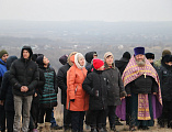 Освящение поклонного креста в поселке Тарасовском