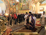 В праздник Крещения Господня епископ Симон совершил Литургию и чин Великого освящения воды в Покровском кафедральном соборе