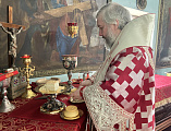Преосвященнейший епископ Симон возглавил праздничную Литургию в храме святителя Николая города Шахты