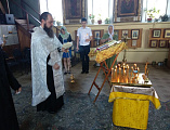 В храме апостола Андрея Первозванного г. Миллерово совершена панихида по сотрудникам полиции, погибшим при исполнении служебного долга