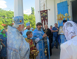 В день Смоленской иконы Божией Матери, именуемой "Одигитрия" (Путеводительница), в станичном храме прошла праздничная служба