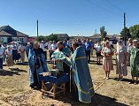 Освящение часовни в селе Новоселовка