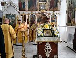 Соборное богослужение в Архангельском храме станицы Вешенской