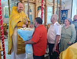 Соборное богослужение в Донском храме Новошахтинска с участием духовенства и казачества