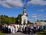 Соборным богослужением и крестным ходом в пос. Каменоломни отпраздновали день воспоминания чуда Архистратига Михаила в Хонех 