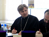 Преосвященнейший епископ Симон возглавил заседание планового епархиального совета