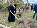 Преосвященнейший епископ Симон принял участие в акции древонасаждения «Сохраним лес» в Кашарском районе