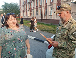 Прихожанка Пантелеимоновского храма поселка Майский удостоена благодарности за оказанную гуманитарную помощь бойцам 