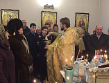 В праздник Крещения Господня кадеты Шахтинского казачьего кадетского корпуса впервые за последние несколько лет участвовали в евхаристии