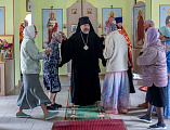 Преосвященнейший епископ Симон с архипастырским визитом посетил приход Иосифа Обручника города Шахты