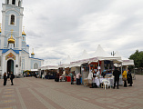 Православная выставка-ярмарка «Пасхальная радость» открылась на Соборной площади города Шахты