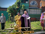 На Свято-Андреевский храм водрузили два новых накупольных Креста