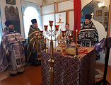В храме Покрова Пресвятой Богородицы ст. Советской состоялось соборное богослужение духовенства Чернышевского благочиния