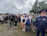 Преосвященнейший епископ Симон совершил чин освящения крестов, куполов и звонницы для храма святителя Николая в хуторе Пичугин