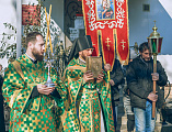 Праздничную Литургию по случаю престольного дня храма святой Ксении Петербургской г. Шахты возглавил Преосвященнейший Симон, епископ Шахтинский и Миллеровский