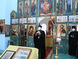 Преосвященнейший епископ Симон с архипастырским визитом посетил приходы Верхнего Дона