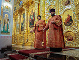 Соборное служение архиереев Донской митрополии в соборе Рождества Христова города Волгодонска