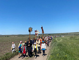 Пасхальный крестный ход в слободе Никольской