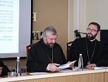 Епископ Шахтинский и Миллеровский Симон, заведующий кафедрой «Православная культура и теология» ИСОиП (филиала) ДГТУ г. Шахты возглавил конференцию «Актуальные проблемы богословия, теологии, философии, истории» в Донской духовной семинарии