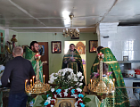 Престольный праздник в молитвенном доме в честь преподобного Серафима Саровского х. Александровский отметили соборным богослужением