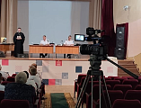 Руководитель епархиального отдела по взаимодействию с казачеством протоиерей Александр Маштанов принял участие в работе Совета атаманов Донецкого округа