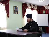 Председатель епархиального отдела по работе с молодежью протоиерей Александр Маликов провел очередные занятия курсов повышения квалификация для духовенства