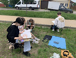 Юные художники рисовали Державную церковь