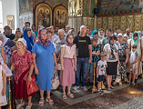Молебен на начало учебного года и торжественная линейка в воскресной школе Покров