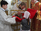 В храме в честь великомученика и целителя Пантелеимона города Гуково состоялась детская Божественная литургия