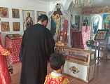 В храме села Первомайское изготовили гробницу для плащаницы Пресвятой Богородицы