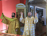 В престольный день Преосвященнейший епископ Симон совершил Божественную литургию в храме пророка Иоанна Предтечи города Новошахтинска