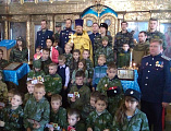 В день памяти праведного воина Федора Ушакова в храме Покрова Пресвятой Богородицы г. Шахты состоялся прием детей в казачью детско-молодёжную организацию «Донцы»