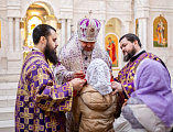 В Неделю Торжества Православия епископ Симон совершил Божественную литургию в Покровском кафедральном соборе