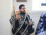 В Великий Вторник Страстной седмицы епископ Симон совершил Литургию Преждеосвященных Даров в храме великомученика Георгия Победоносца хутора Лихой