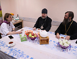 Епископ Шахтинский и Миллеровский Симон посетил Добро.Центр АНО «Финист» в Шахтах