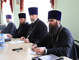 Епархиальный совет, посвященный вопросам предосторожности в связи с угрозой распространения коронавирусной инфекции, состоялся в Шахтинской епархии