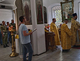 В храме Архистратига Михаила станицы Вешенской отслужили литию по воинам ВДВ