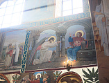 Праздник Благовещения Пресвятой Богородицы собрал многочисленных верующих города Шахты на богослужение в Покровском кафедральном соборе