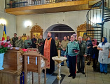 В храме Доской иконы Божией Матери г. Новошахтинска состоялось приведение к присяге казаков