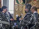 В среду первой седмицы Великого поста в Покровском кафедральном соборе г. Шахты совершена первая Литургия Преждеосвященных Даров