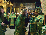Преосвященнейший епископ Симон принимает участие в торжествах в Свято-Троицкой Сергиевой Лавре по случаю дня памяти преподобного Сергия Радонежского