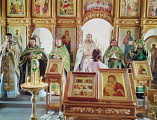 Божественная литургия в честь 14-летия священнической хиротонии благочинного приходов Новошахтинского округа протоиерея Романа Амплеева