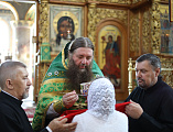 В день памяти обретение честных мощей преподобного Сергия, игумена Радонежского, всея России чудотворца, епископ Симон совершил богослужение в Покровском кафедральном соборе