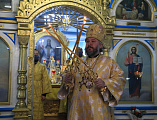 С архипастырским визитом Преосвященнейший епископ Симон посетил Покровский приход города Новошахтинска 