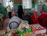 Священник поздравил с Пасхой Христовой  постояльцев хосписа х. Красный